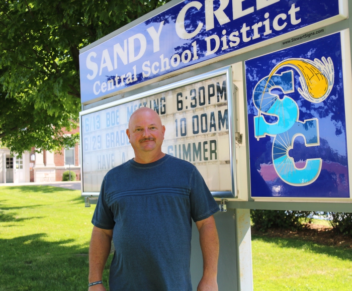 Fred Baird will be the Special Police Officer for the Sandy Creek District through a partnership with the Oswego County Sheriff’s Department.