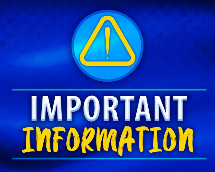 Important Information regarding changes to the instructional model