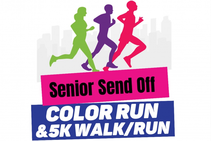 Sign up for the Senior Send-Off Color Run and 5k Walk/Run