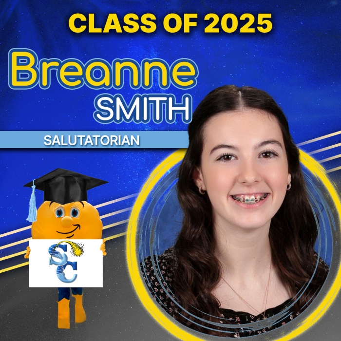 Class of 2025 Salutatorian Breanne Smith.