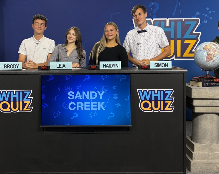 Sandy Creek Seniors Shine on WPBS-TV's Whiz Quiz cover photo